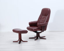 Lataa kuva Galleria-katseluun, 80-luvun mekanismituoli ja rahi tummanruskea
