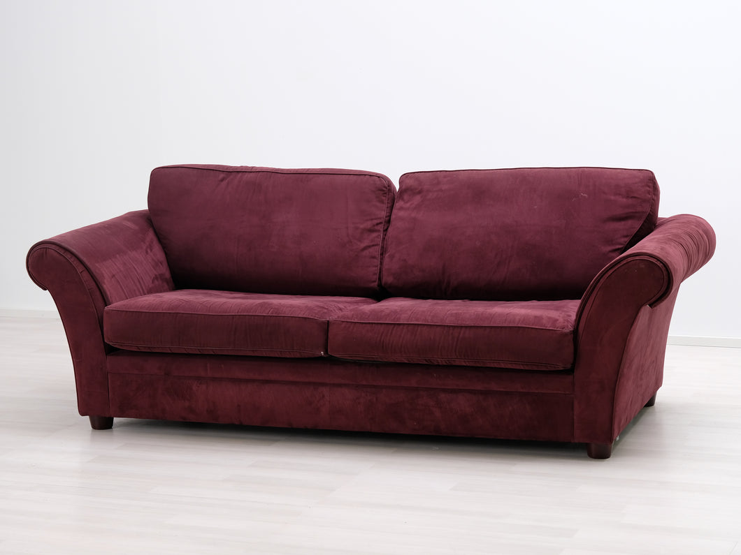 3-istuttava vuodesohva viininpunainen