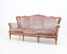 Lataa kuva Galleria-katseluun, 3-istuttava rokokootyylinen sohva
